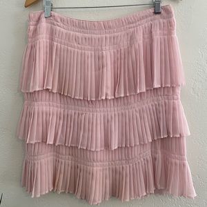 Wet Seal Pink Ruffle Skirt
